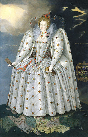 Queen Elizabeth I, 1592, by Marcus Gheeraerts