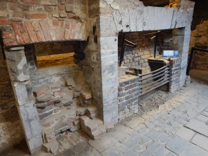 Kitchen in the Chateau Saint-Louis achaeological dig, Parks Canada.